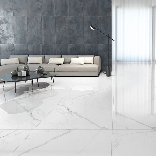 Carrelage aspect marbre