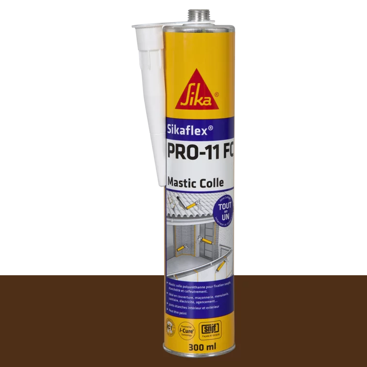 Sikaflex PRO-11 FC marron - mastic colle à prise rapide 300ml