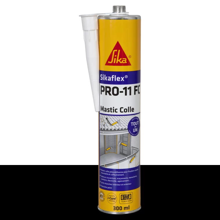 Sikaflex PRO-11 FC Noir - mastic colle à prise rapide 300ml