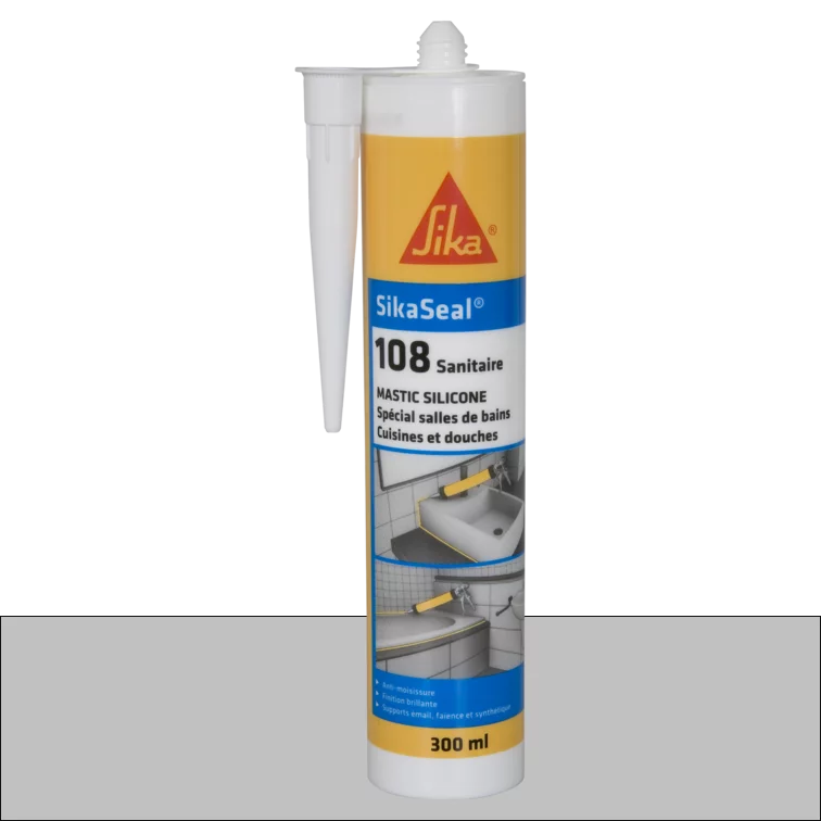 SikaSeal-108 Sanitaire Gris Clair 300ml