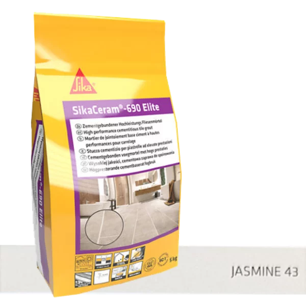 SIKA joint ciment 690 Elite Jasmin 43 - 5Kgs