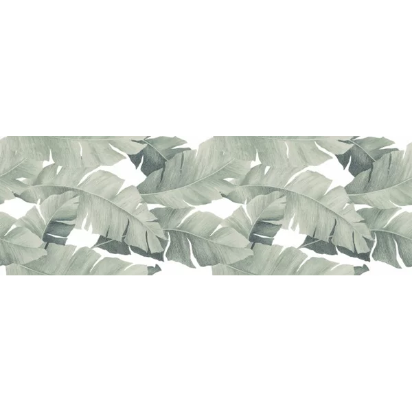 faïence florale Blancos Miami décor rectifié