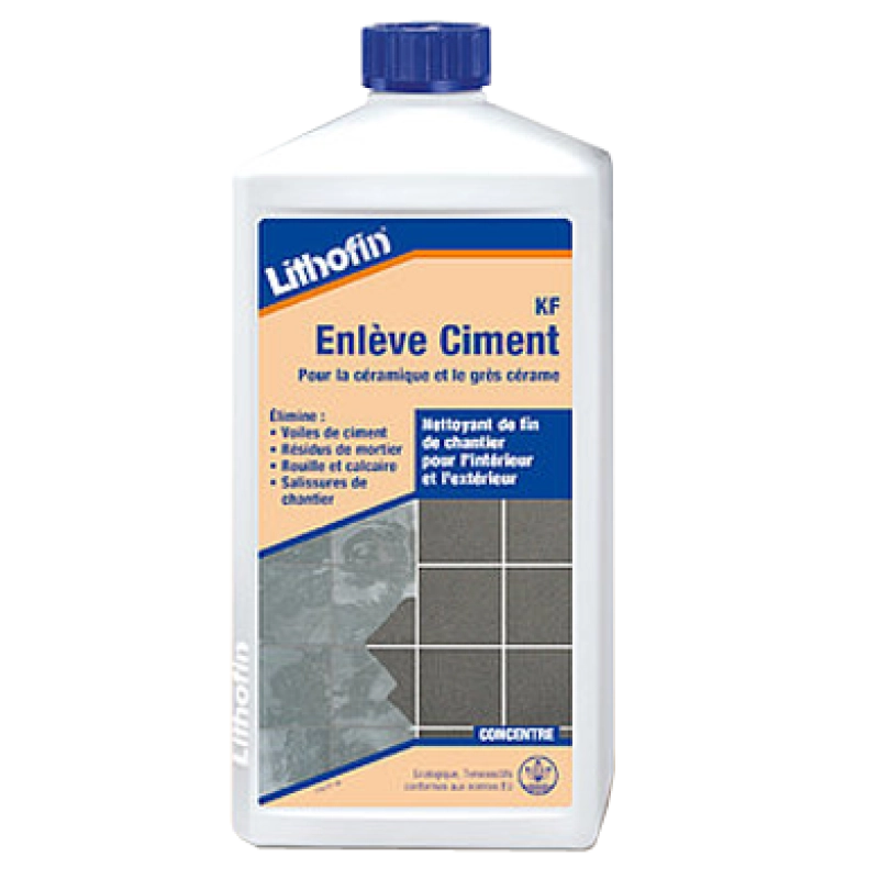 Lithofin KF Enlève Ciment 1L