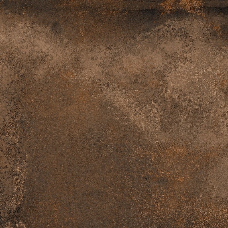 carrelage aspect métal Yuri Caldera 117.5x117.5cm