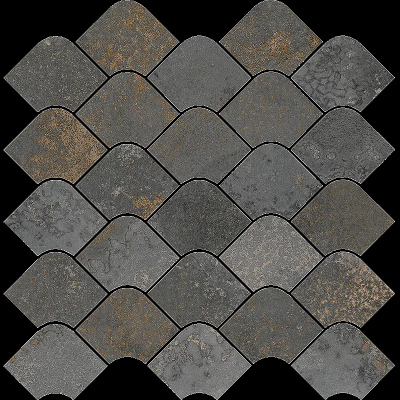 carrelage mosaïque Yuri Korubo Grafito