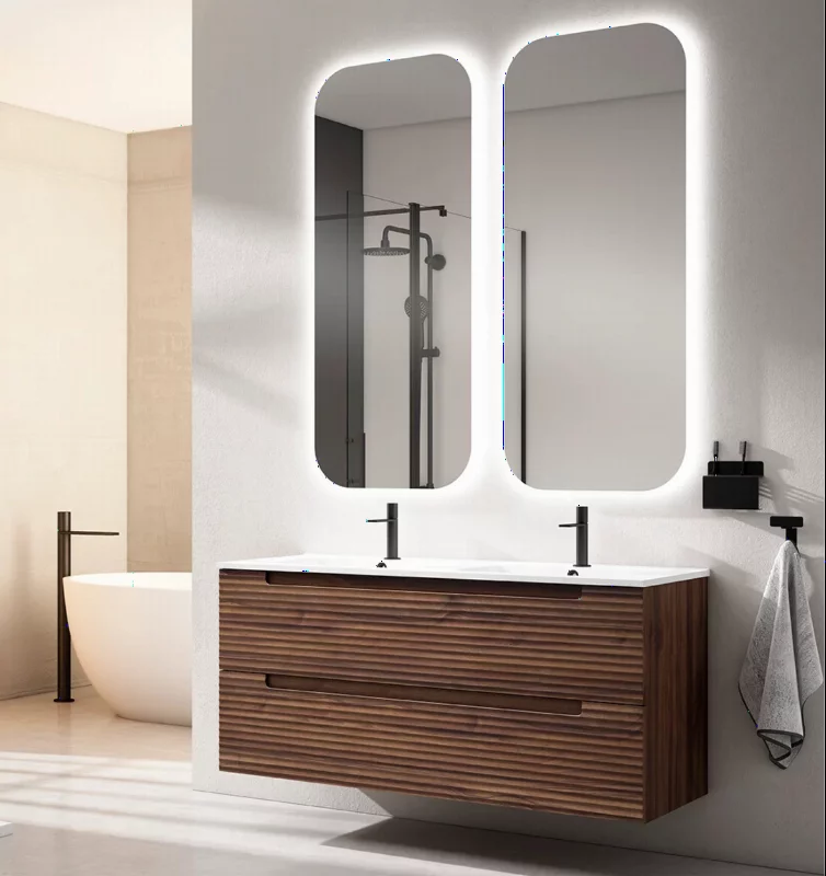 Ensemble meuble KYOTO + vasque céramique ADA - 100cm Valenti