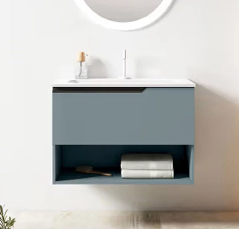 Ensemble meuble ELEVEN + vasque céramique FLAT - 60cm Avio