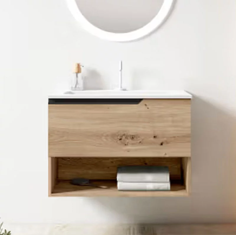 Ensemble meuble ELEVEN + vasque céramique FLAT - 60cm Costa