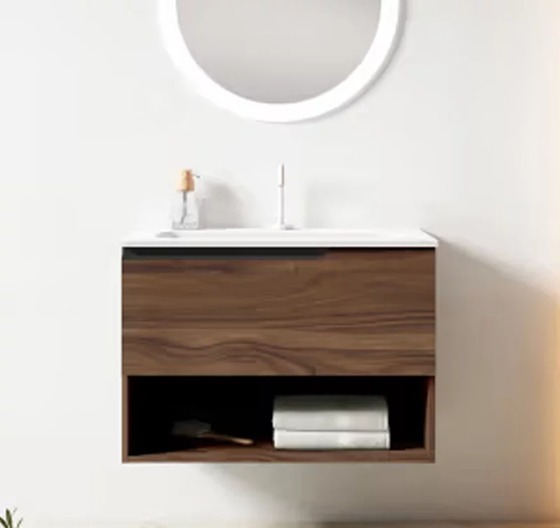 Ensemble meuble ELEVEN + vasque céramique FLAT - 60cm Valenti