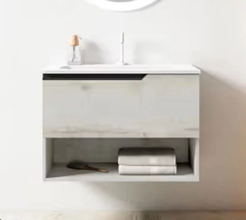 Ensemble meuble ELEVEN + vasque céramique FLAT - 100cm Abedul