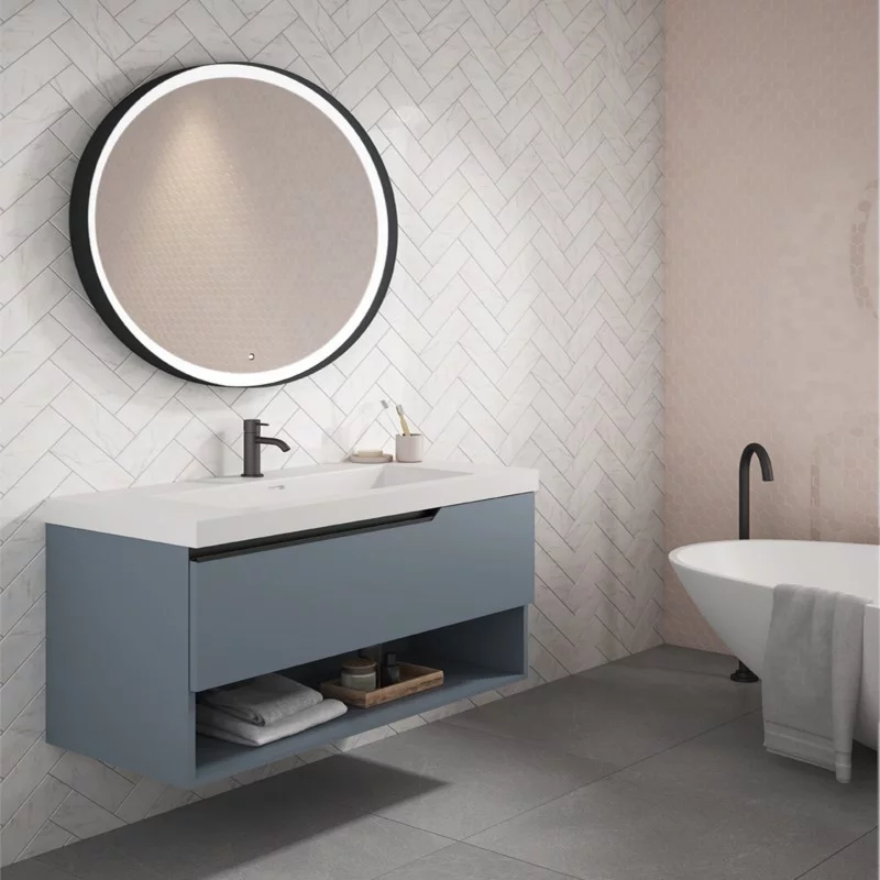 Ensemble meuble ELEVEN + vasque céramique FLAT - 100cm Avio