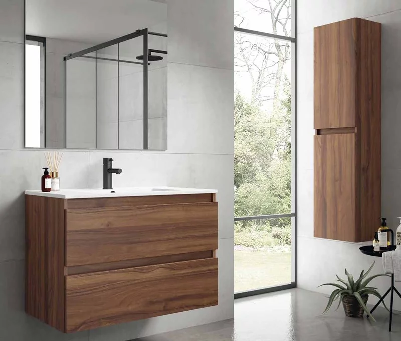 Meuble de salle de bain Box 80cm Valenti avec vasque