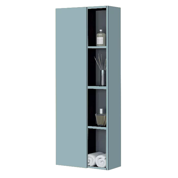 Colonne Arco noir mat 1 porte