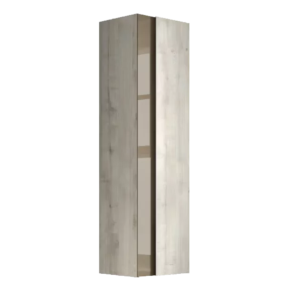 Colonne de rangement VISION 120cm Abedul/Tortora