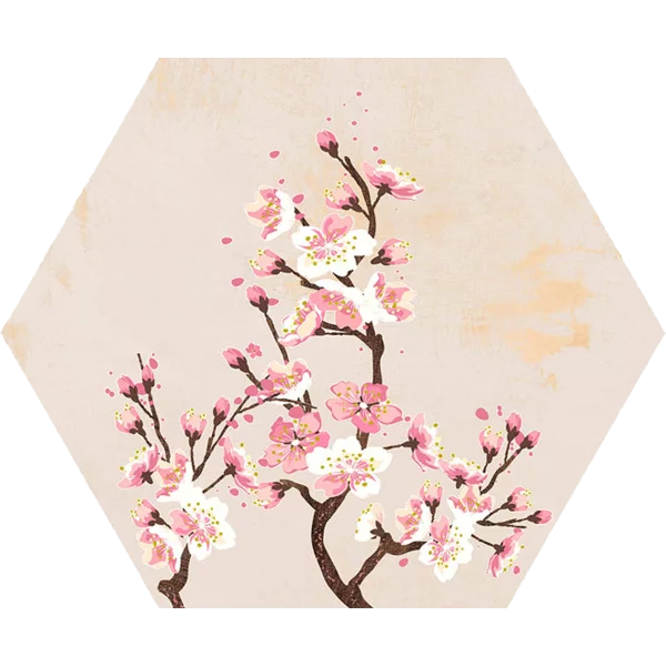 carrelage hexagonal Mood Ivory