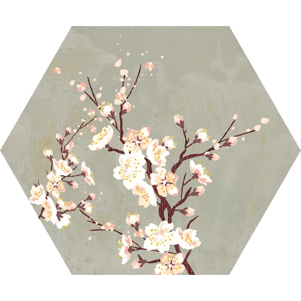 carrelage hexagonal Mood Green