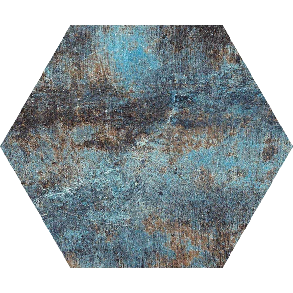 carrelage hexagonal Alchemy Blue natural