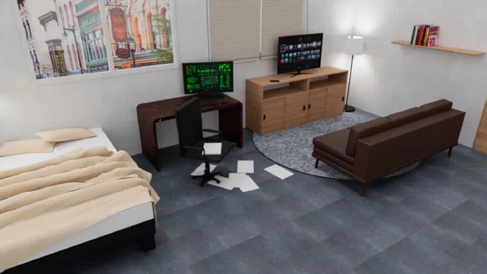 carrelage aspect pierre Wisconsin anthracite