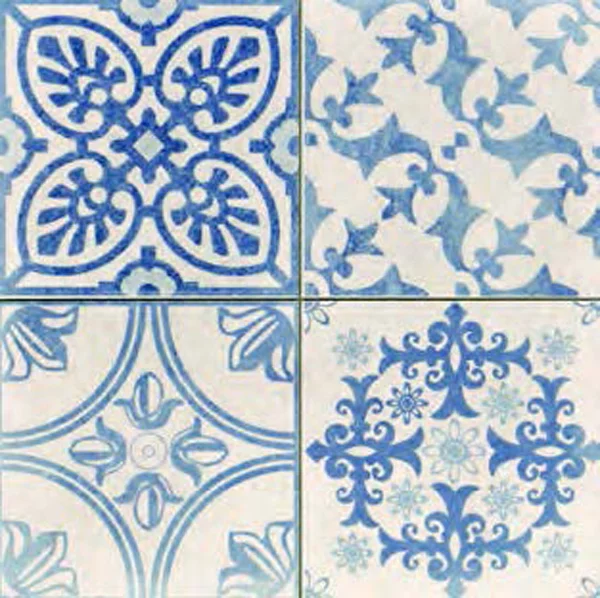 carrelage aspect carreaux ciment Skyros décor blanco