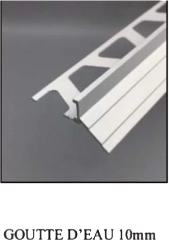 Profil Goutte d'eau balcon luxp - GE 10mm