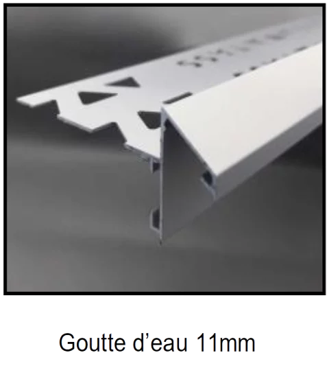 Profil Goutte d'eau balcon luxp - GE 11mm