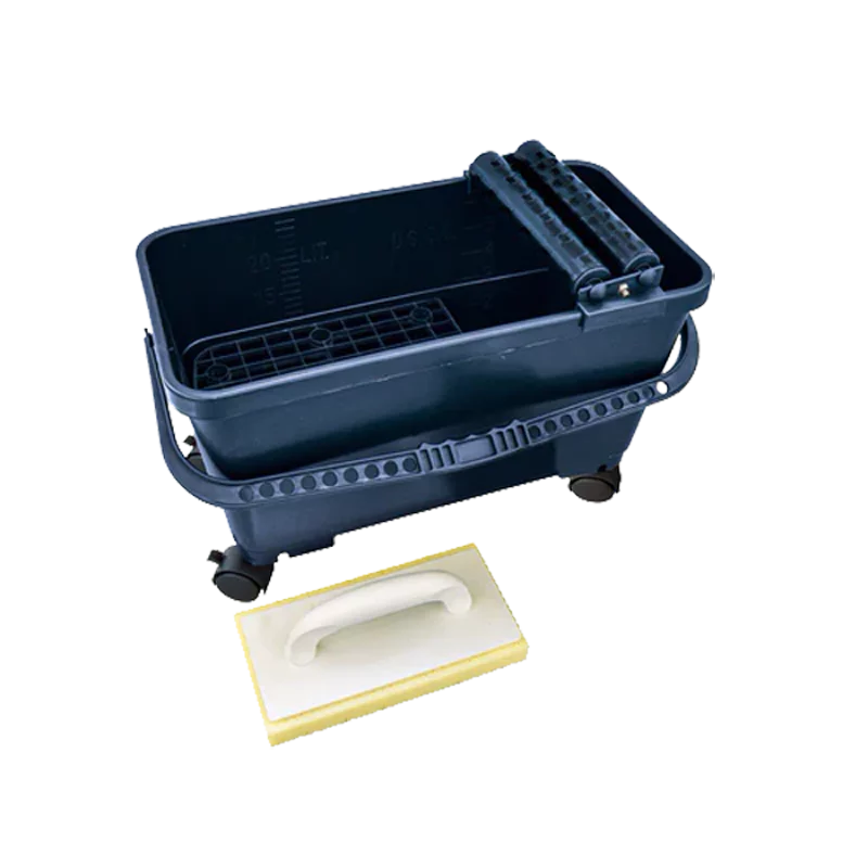 Seau kit ECO 24L, 2 rouleaux+platoir+éponge KU 990240