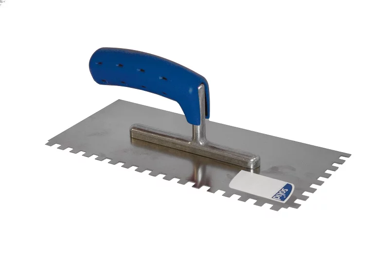 Plâtresse dentelée   280 x 130 / 8 x 8 mm / ZG20 manche SOFT GRIP - inox - SO 100808