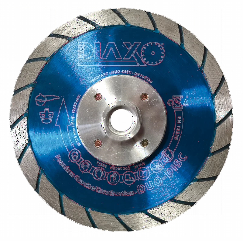 Disque diamanté DUO-DISC - 125 x M14 - Premium Granite / Construction