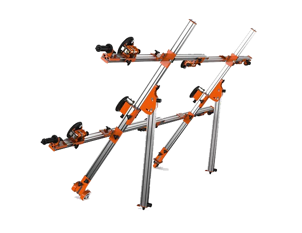 AGILE SYSTEM 3300mm - lève-carreaux sur roulettes avec 6 ventouses - BP 11001-1