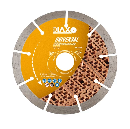 Disque diamanté utilisation à sec 125mm DX 110125