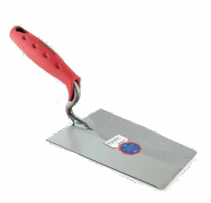 Truelle platrier standard inox soft grip 180x125/95x1mm