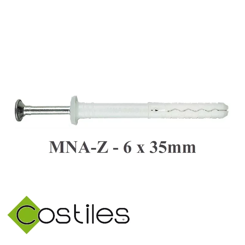 MNA-Z Cheville à clou 6x35mm - boite de 100 pièces - MG1122603Z