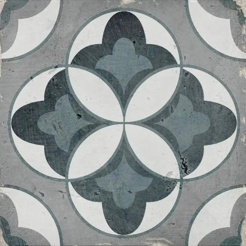 Carrelage décor aspect vieilli Antique Mercury 15x15cm E236567