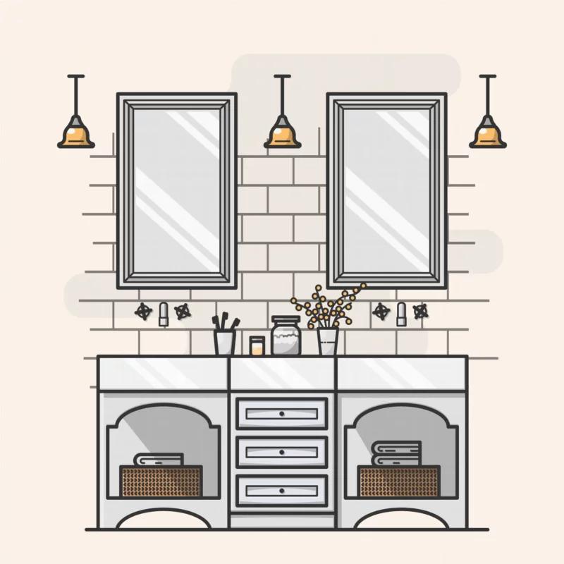 Catalogue Meuble de salle de bain 120cm vasque incluse