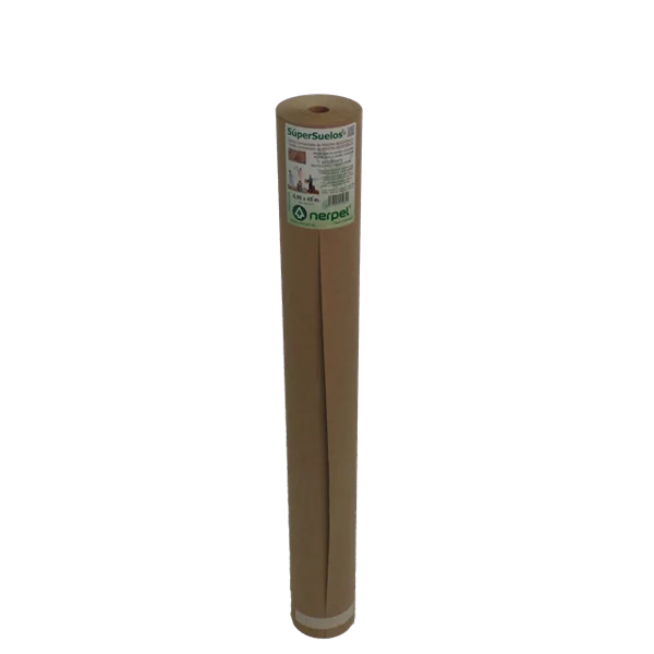 Rouleau de protection de 50m2 - 200gr/m2 Protégez vos sols en 2 minutes : déroulez, fixez, travaillez sereinement.