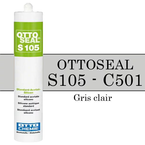 Silicone OTTOSEAL S105 - Gris clair C501 - 310ml