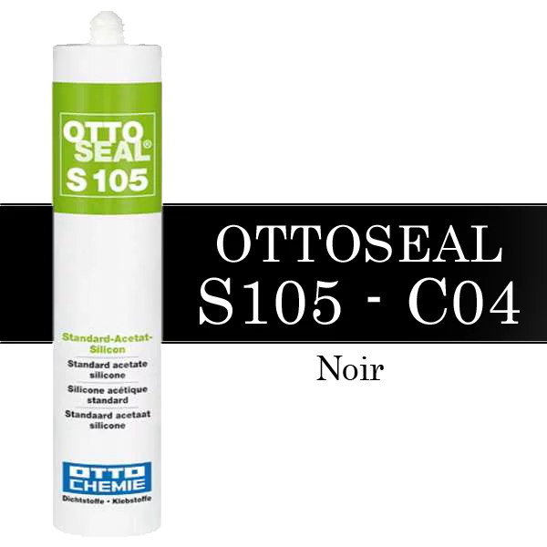 Silicone OTTOSEAL S105 - Noir C04 - 310ml