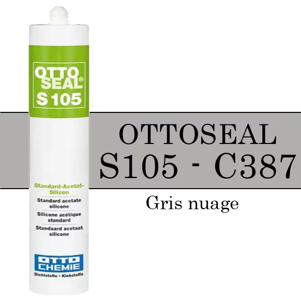 Silicone OTTOSEAL S105 - Gris nuage C387 - 310ml