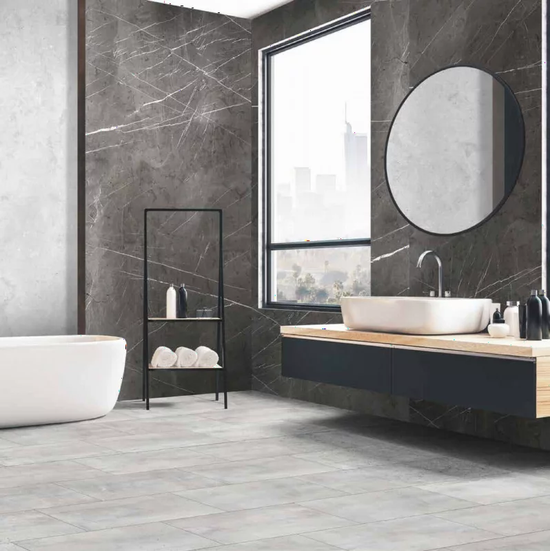 Panneaux SPC PVC Rocko Grey Pietra Marble k026