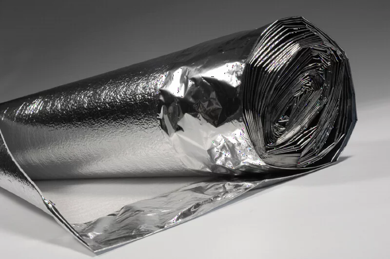 Sous-couche + aluminium pour parquet stratifié et flottant