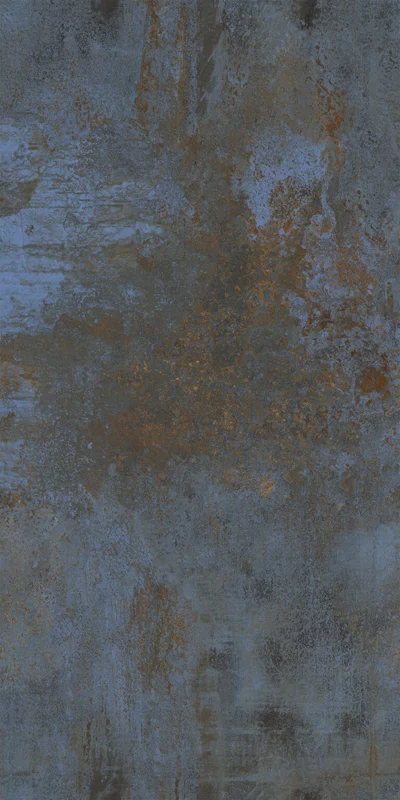 carrelage aspect métal Flatiron Blue