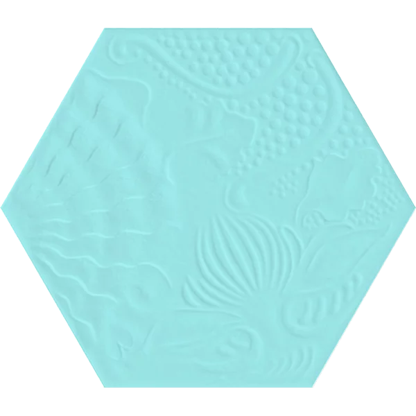 Carrelage Hexagonal Gaudi Lux Aqua