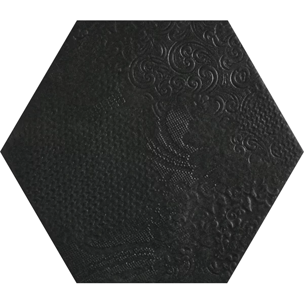 Carrelage hexagonal Milano Black