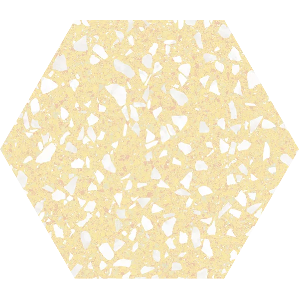 carrelage hexagonal Venice Yellow