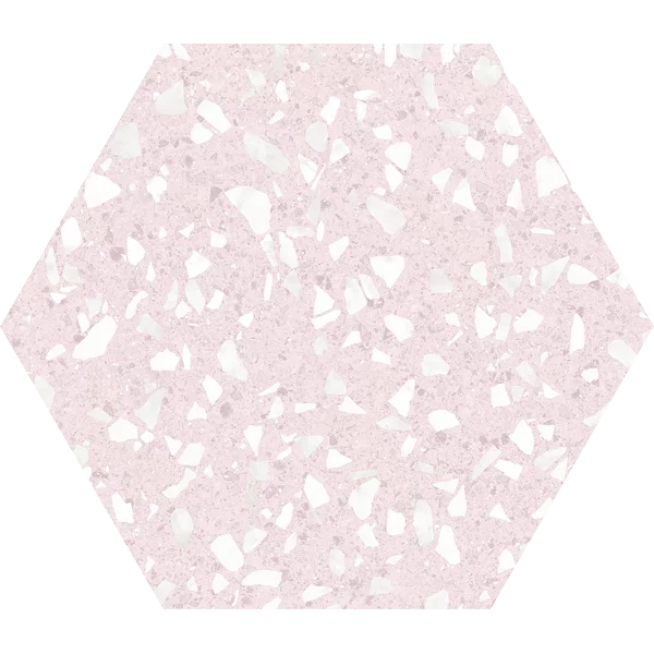 carrelage hexagonal Venice Pink