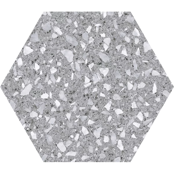 carrelage hexagonal Venice Silver