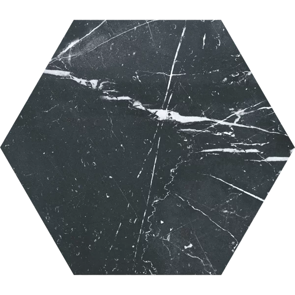 Carrelage hexagonal Marquina