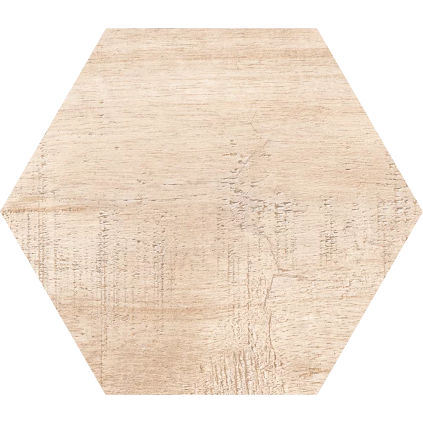 Carrelage hexagonal Sawnwood Beige