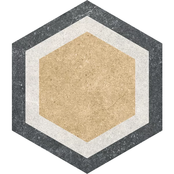 carrelage hexagonal Traffic Combi Mix