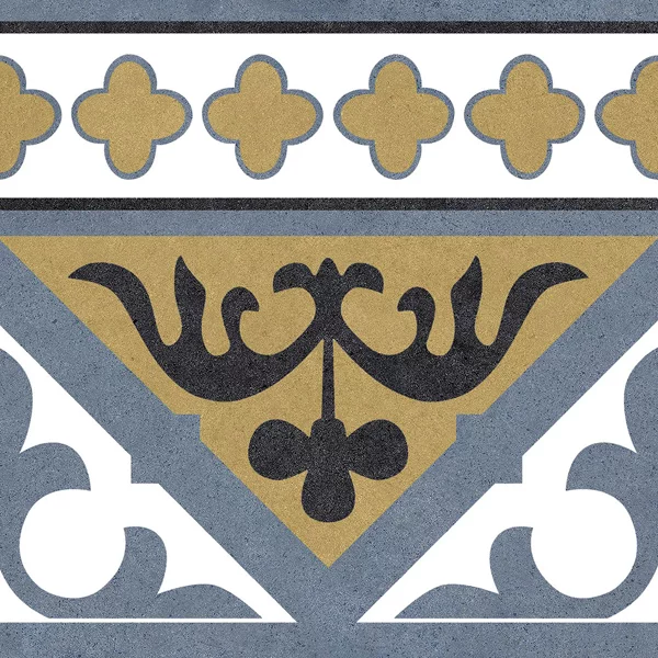 Carrelage frise Orleans Blue